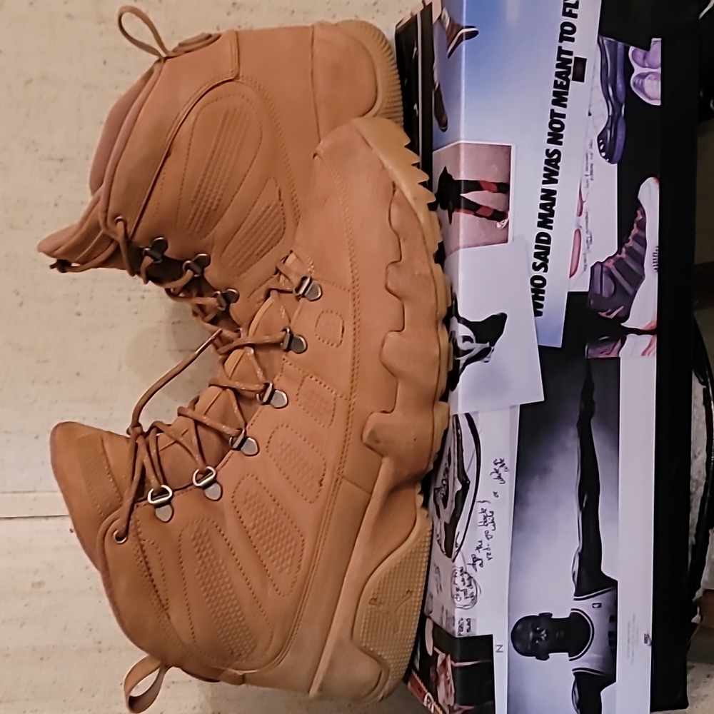 Air Jordan 9 Retro Boot Wheat.